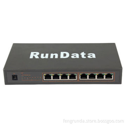 10/100M 8 port Ethernet switch with 4 port POE